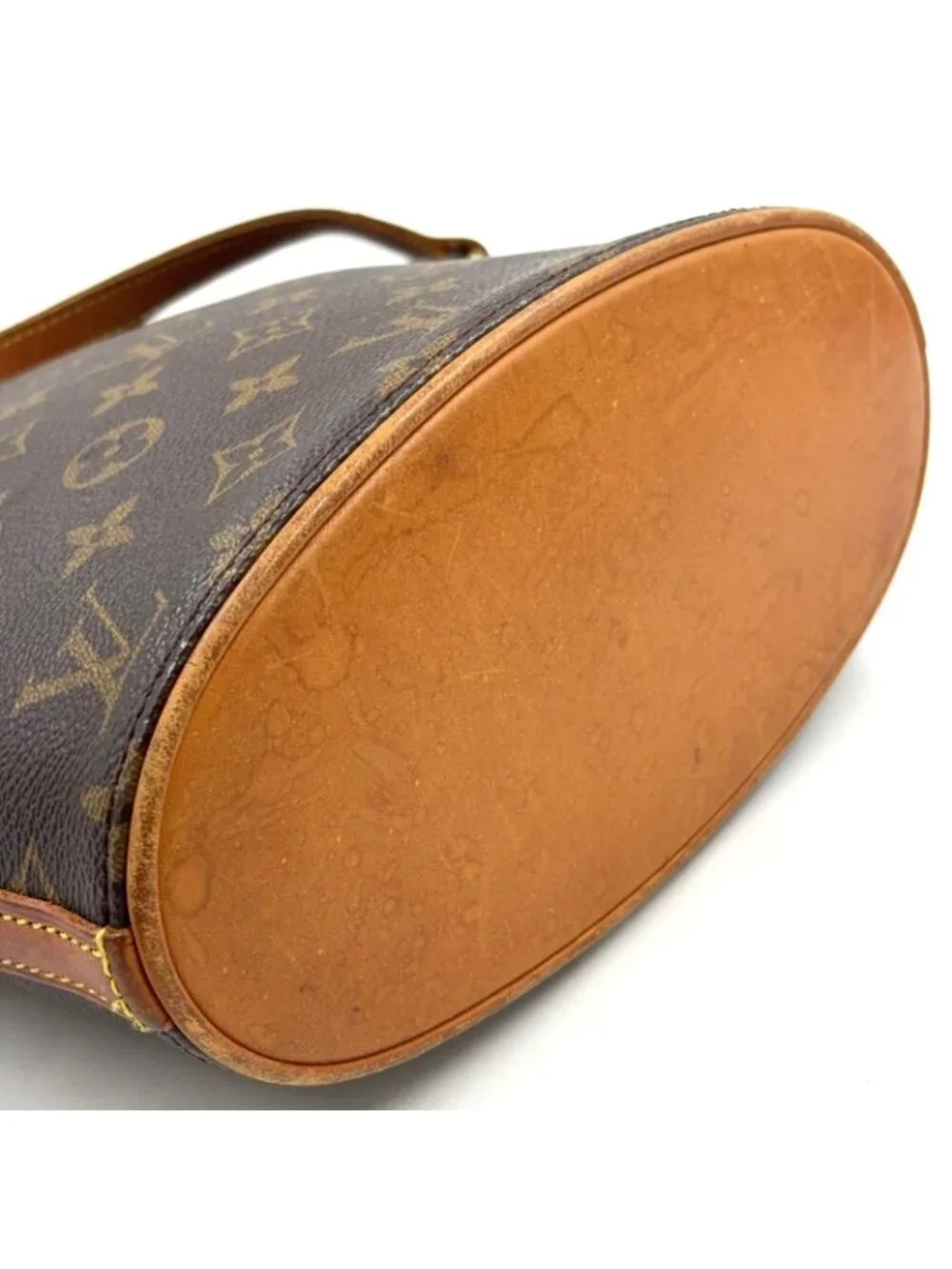 Louis Vuitton Drew Monogram Leather Brown Light Shoulder Bag Gold